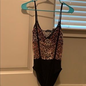 Cheetah print bodysuit